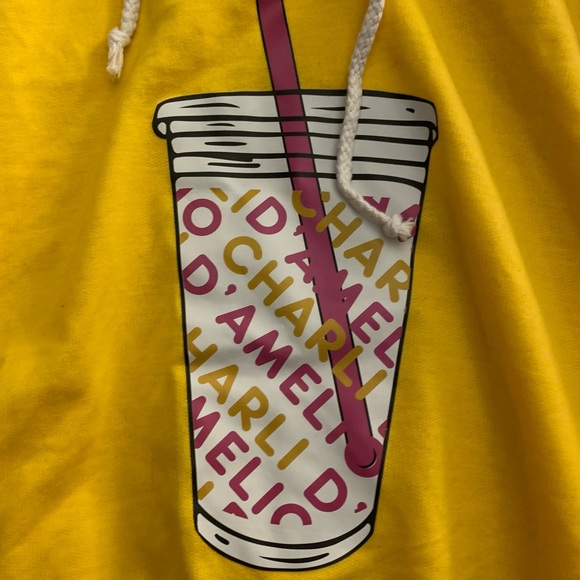 New Adult Size M Famous Tic-tocker Charlie D’amelio Hooded Top - Picture 5 of 8